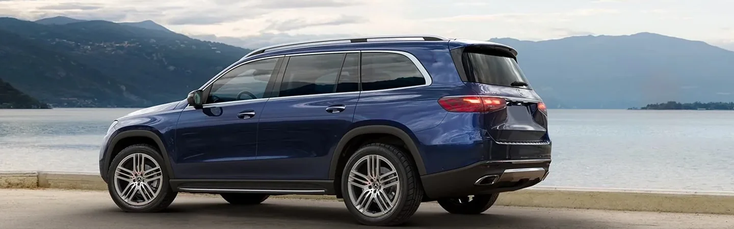 2024 Mercedes-Benz GLS Class Specs blue color side view