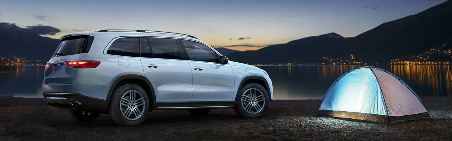 2024 Mercedes-Benz GLS Class Specs white color side view