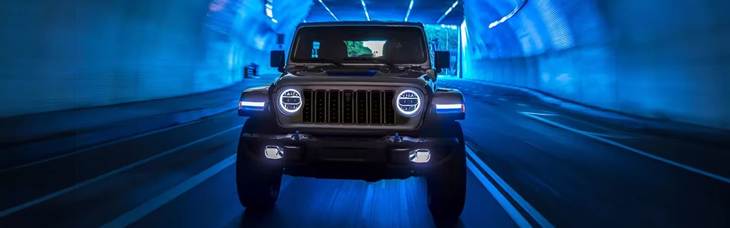 2024 Jeep Wrangler 4xe Range front view brown