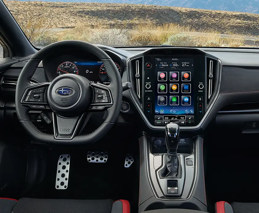 interior of 2026 Subaru WRX in Huntington Beach, CA