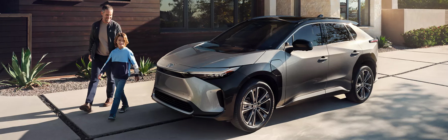2024 Toyota bZ4X Specs grey color side view