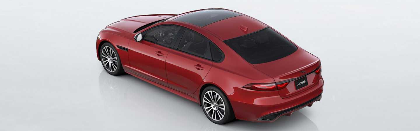 2024 Jaguar XF Specs red topview