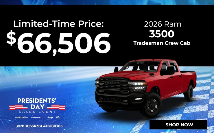 2026 Ram 3500 Tradesman Crew Cab offer