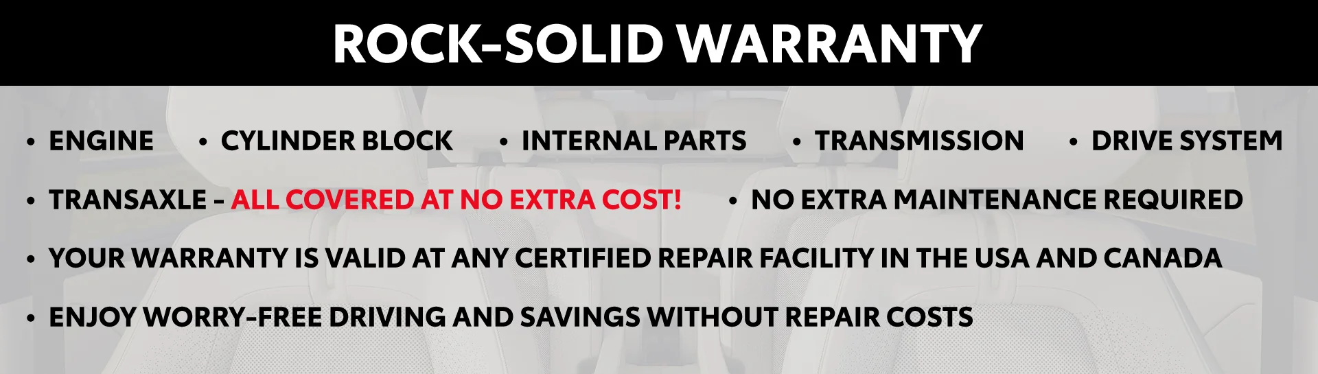 Rock-Solid Lifetime Warranty