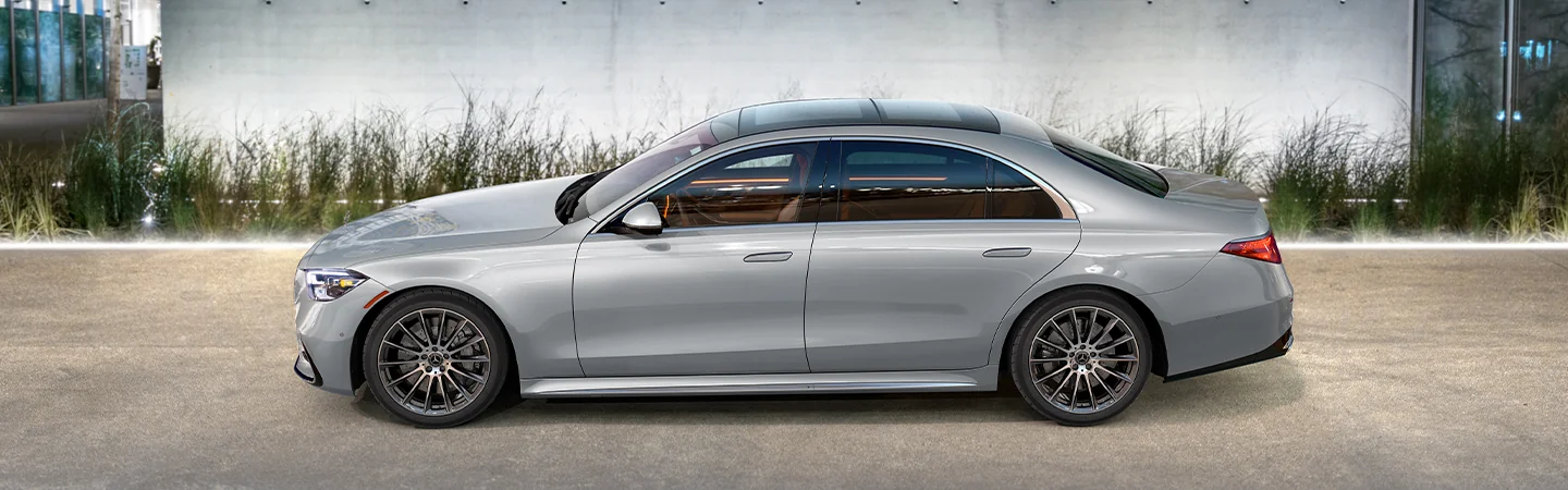 2025 Mercedes-Benz S-Class Sliver color side view