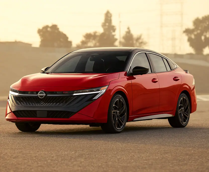 outside the Nissan Sentra