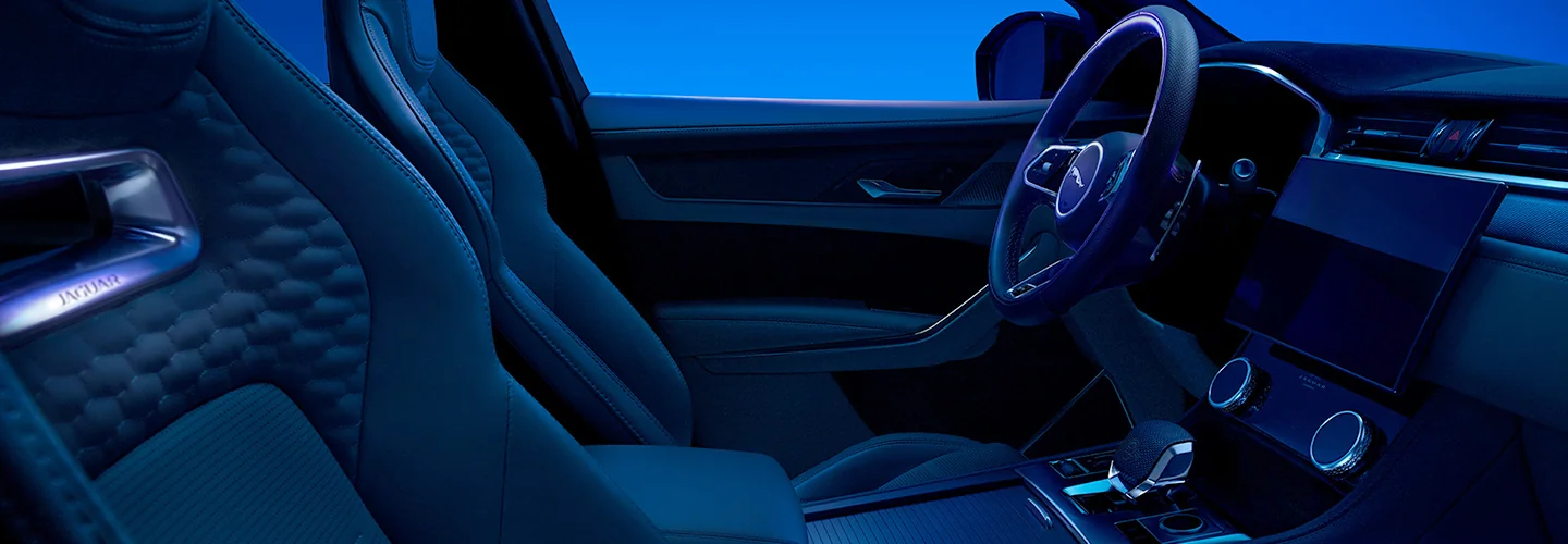 interior view of a 2025 Jaguar F-PACE