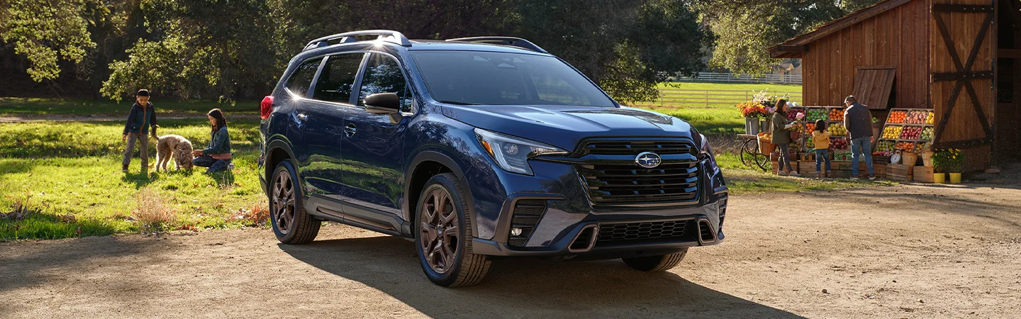 2025 Subaru Ascent parked at a farm