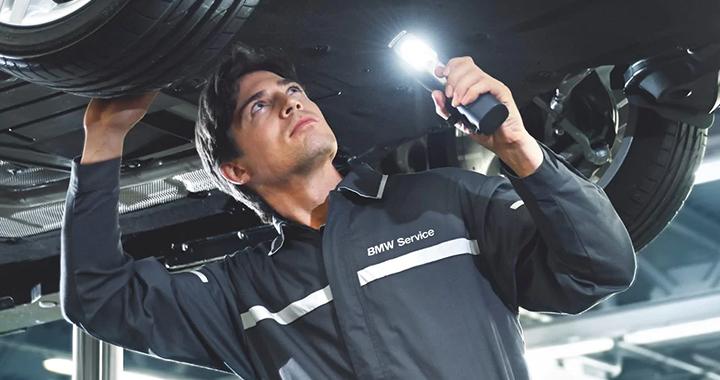 Under carriage auto service at BMW of Wesley Chapel