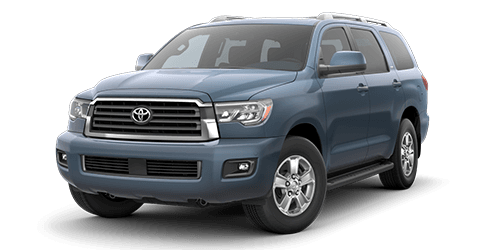 Blue 2021 Toyota Sequoia SR5