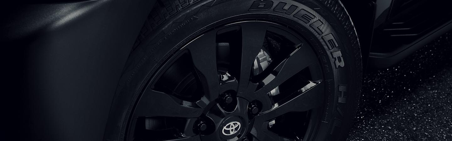 Black 2021 Toyota Sequoia Rim