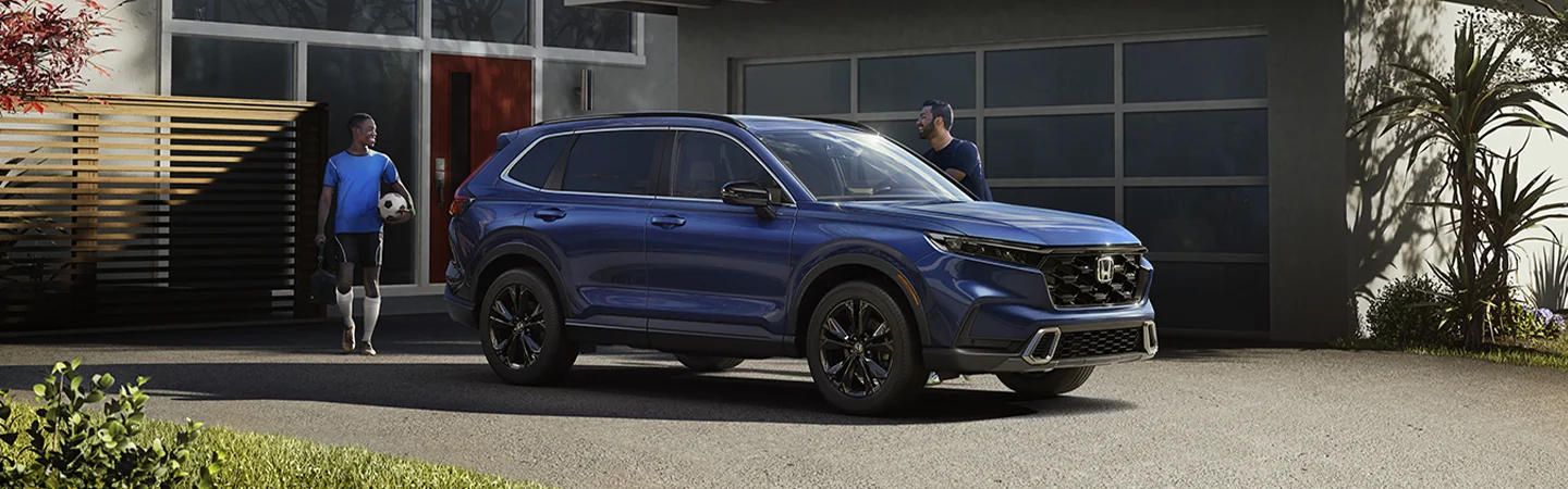2025 Honda CR-V blue side view