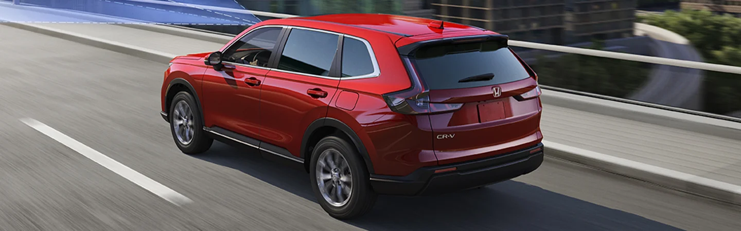 2025 Honda CR-V red back view