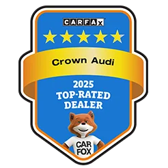 CarFax Crown Audi 2025 Top-Rated Dealer award