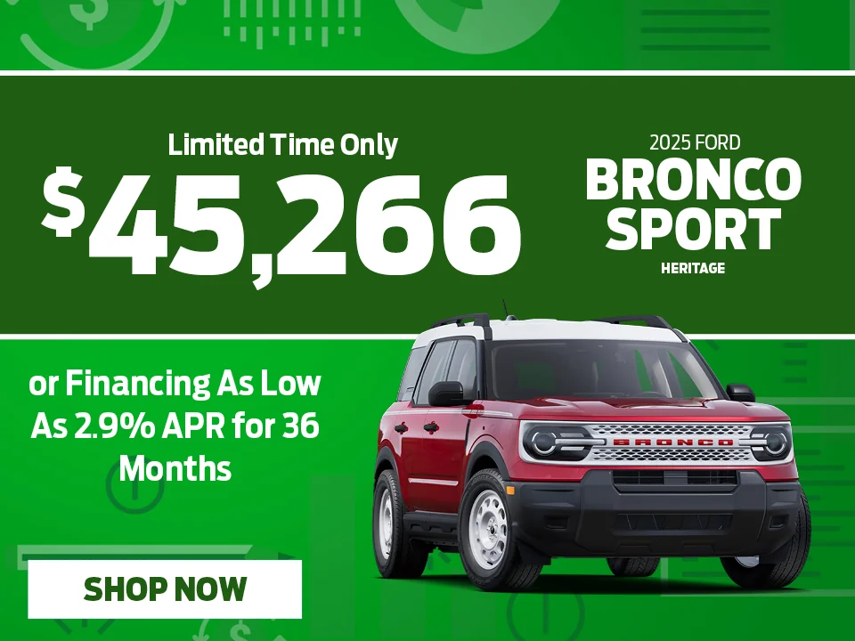 2025 Ford Bronco Sport Heritage offer