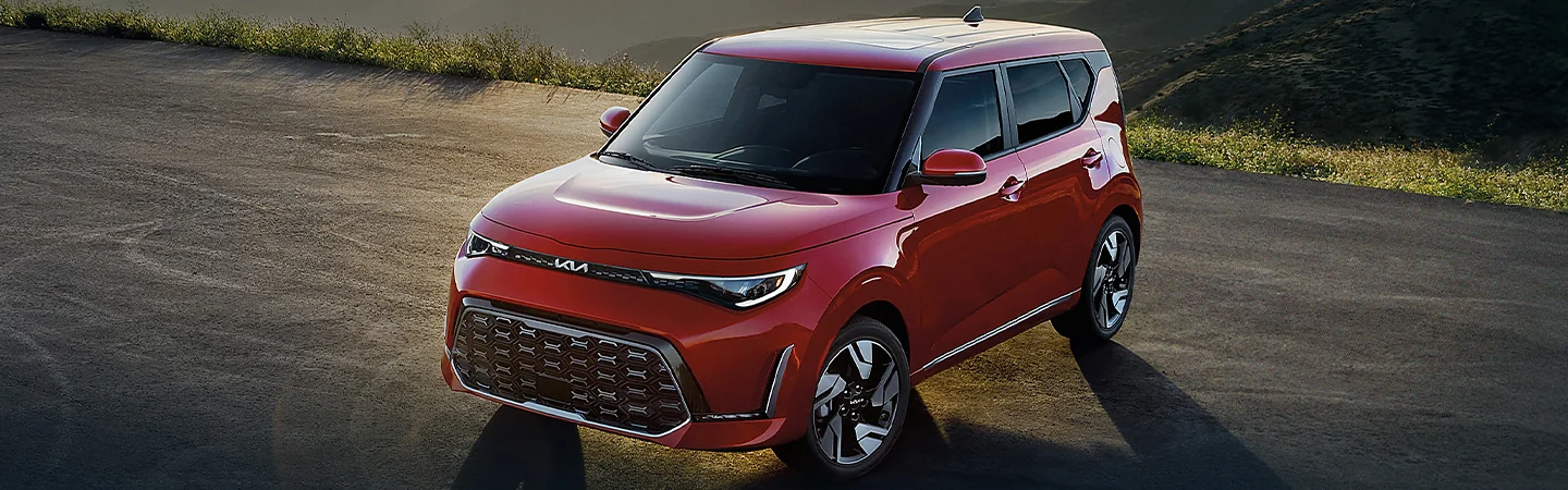 2024 Kia Soul Gas Mileage red color front view