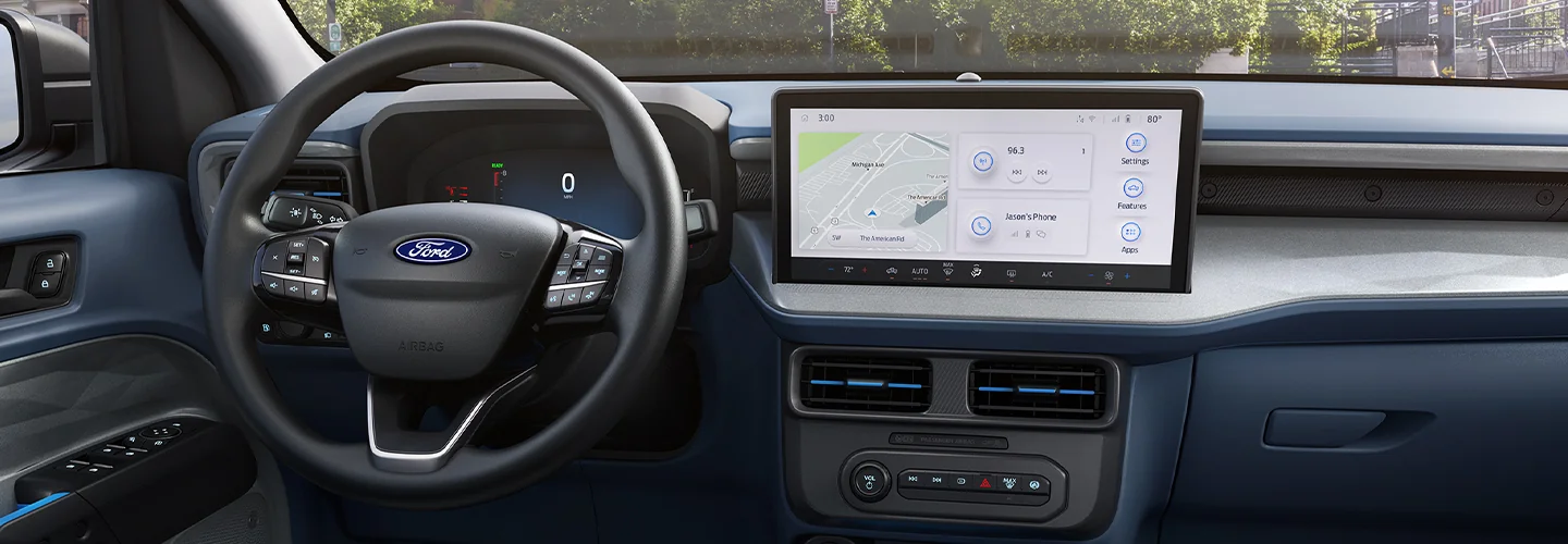 2025 Ford Maverick vs Ford F-150 Interior View