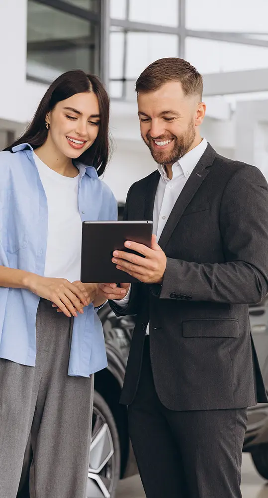 finance officer meeting customer