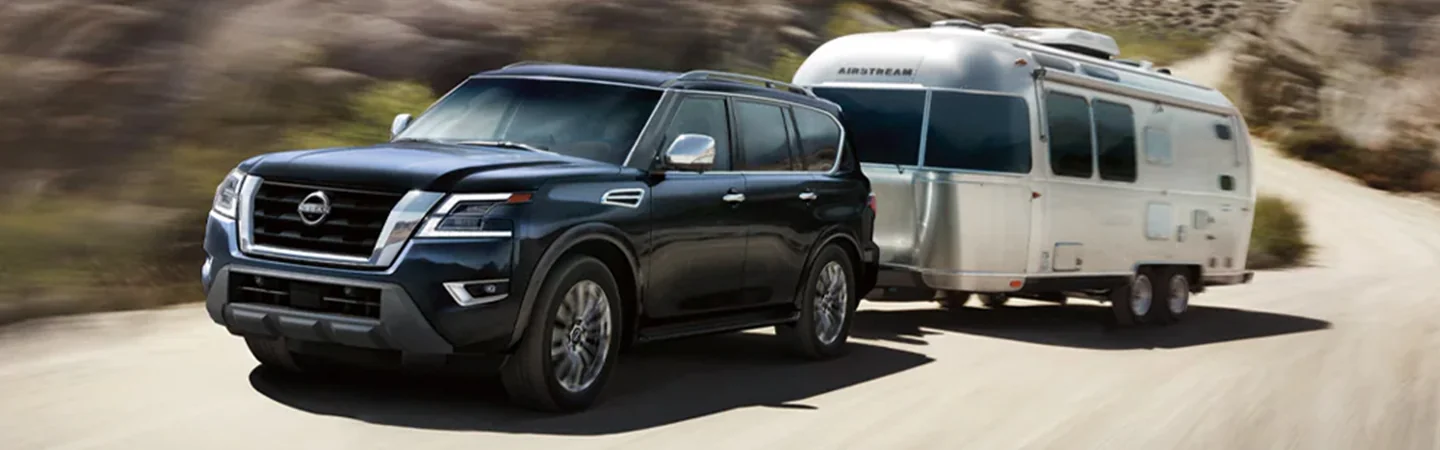 2024 Nissan Armada Specs front side view black