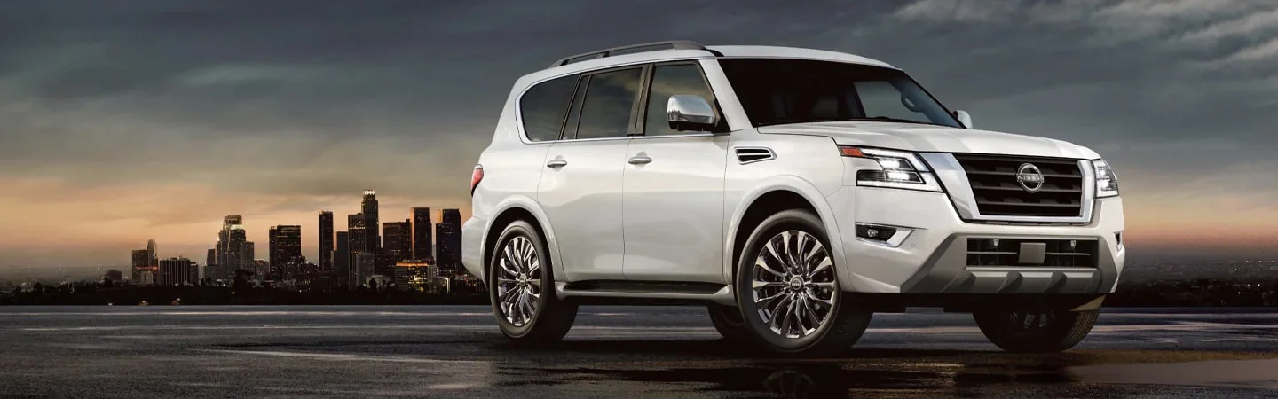 2024 Nissan Armada Specs front view white