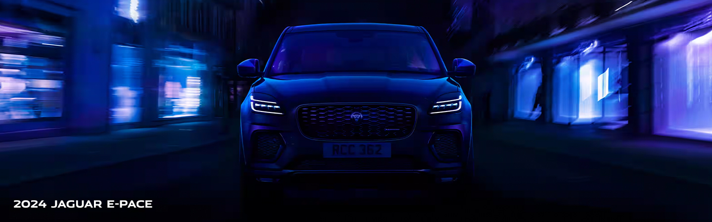 2024 Jaguar SUV Lineup front side in blue colour