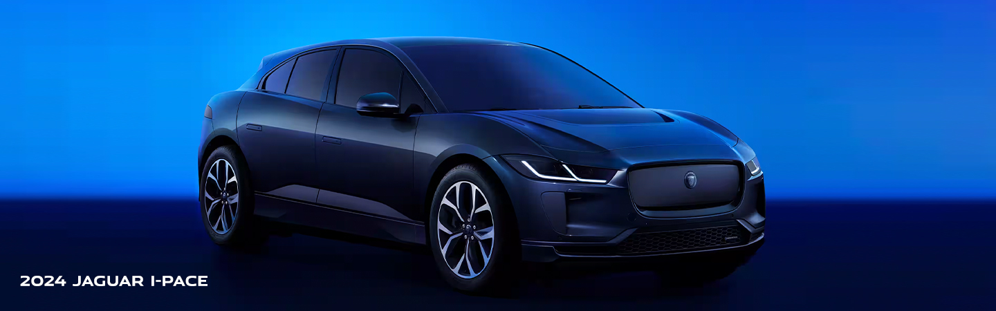 2024 Jaguar SUV Lineup side front in blue colour