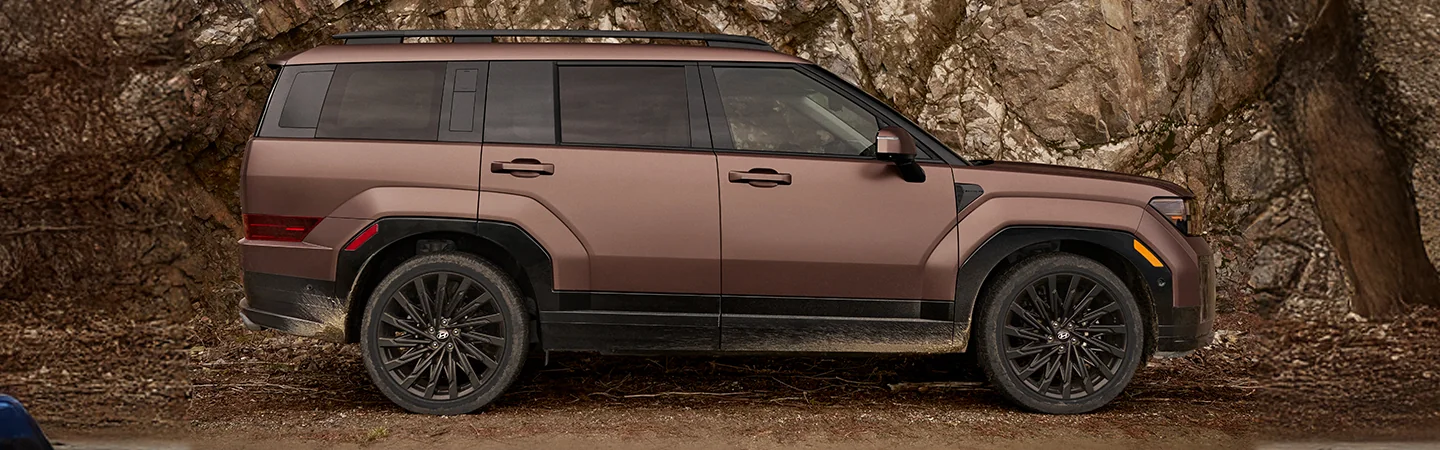 2025 Hyundai Santa Fe Specs browncolor sideview