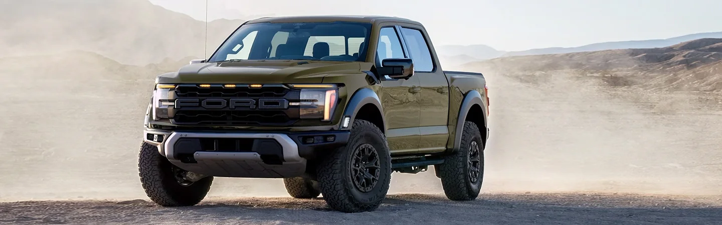2024 Ford F 150 vs Ford Ranger greencolor frontview