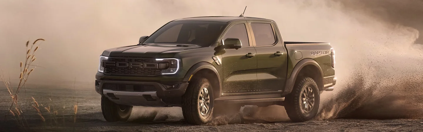2024 Ford F 150 vs Ford Ranger greencolor frontview