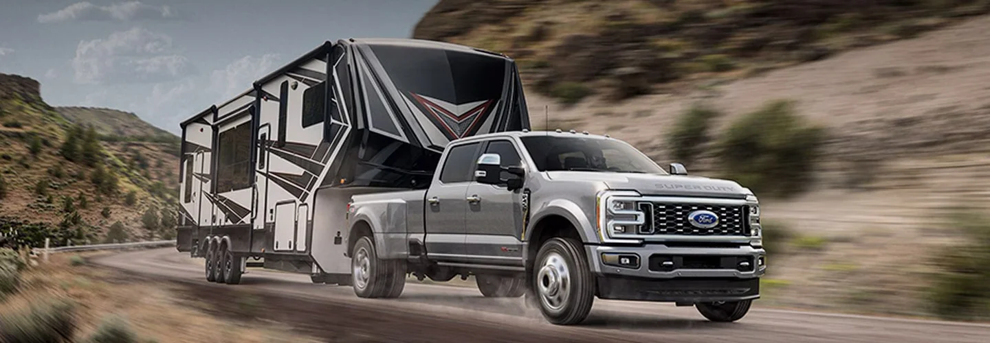 Ford Truck towing RV