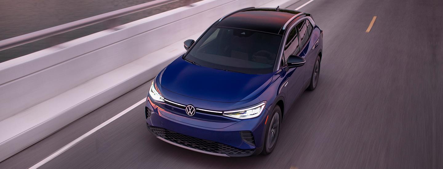 Aerial view of the 2021 Volkswagen ID.4