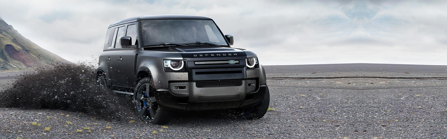 2022 Land Rover Defender Specs offroad on creek bed