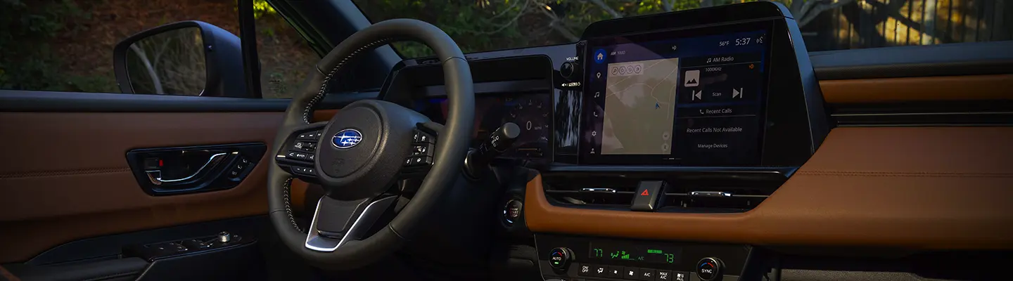 inside the new Subaru Outback