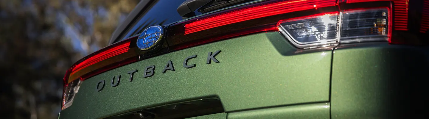 Subaru Outback in green