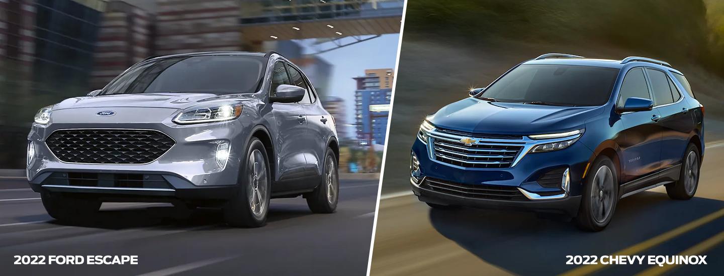 2022 Chevy Equinox vs Ford Escape