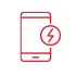 phone with charge icon