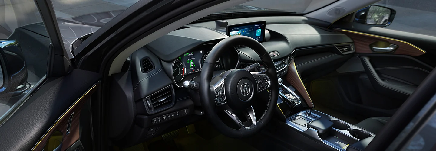 2025 Acura TLX car with interior view
