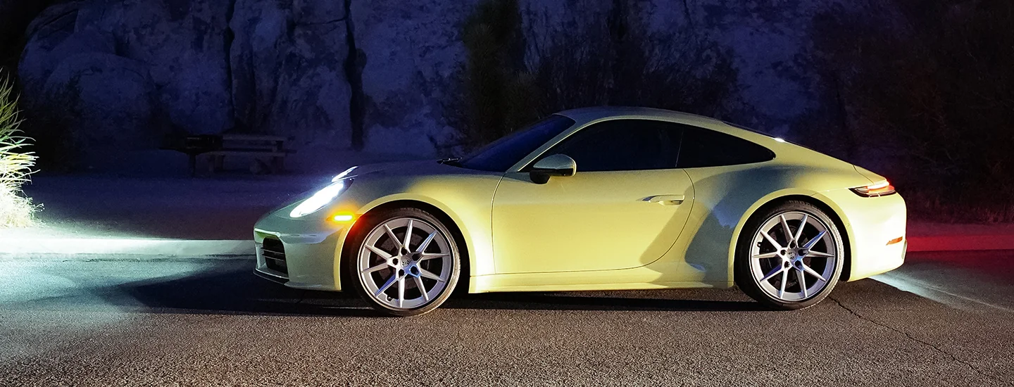 light yellow 2025 Porsche 911