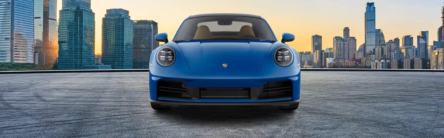 front view of a 2025 Porsche 911 Carrera