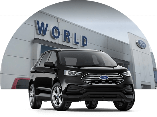 Ford vehicle parked front view