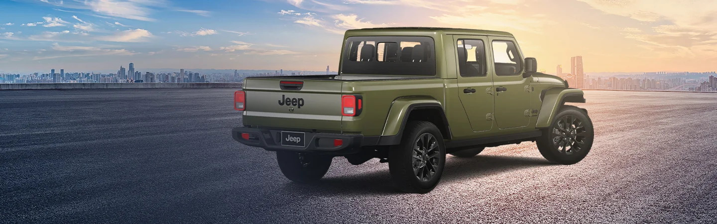 2025 Jeep Gladiator Specs greencolor backview