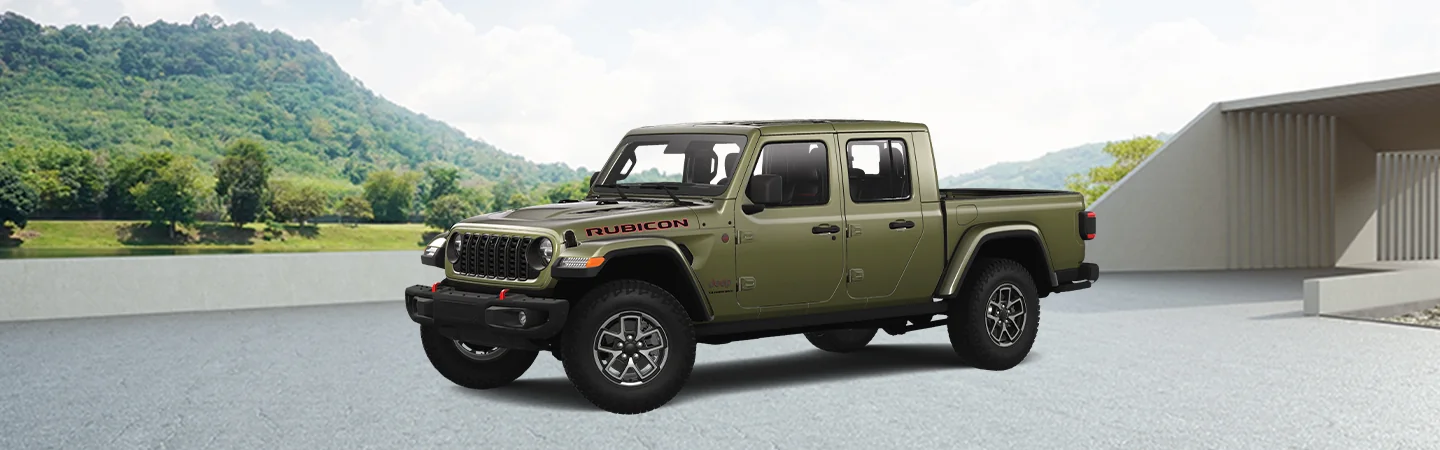2025 Jeep Gladiator Specs greencolor frontview