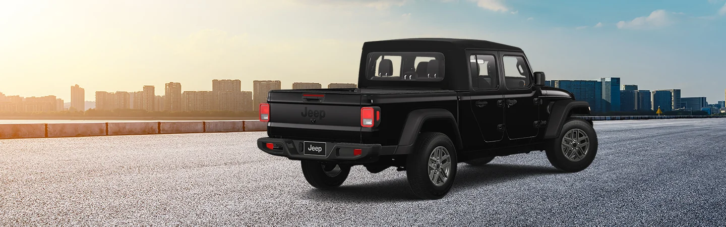 2025 Jeep Gladiator Specs blackcolor backview