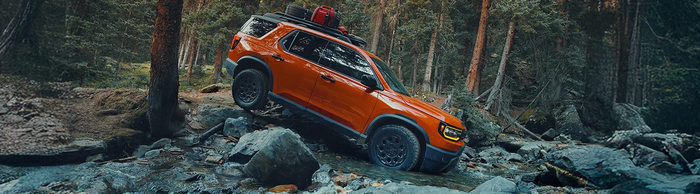 Honda Passport off-roading