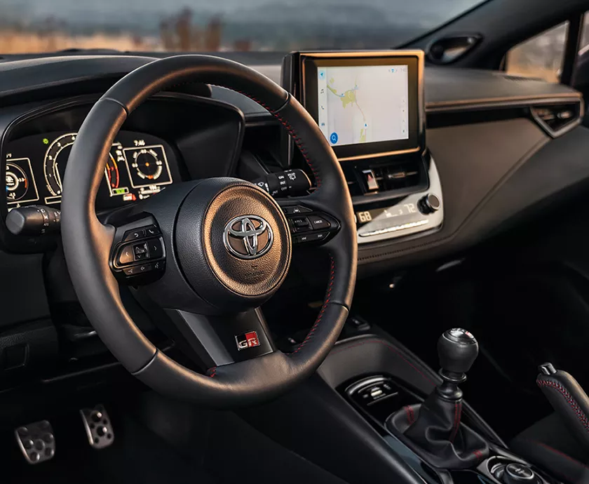 2026 Toyota GR Corolla interior view