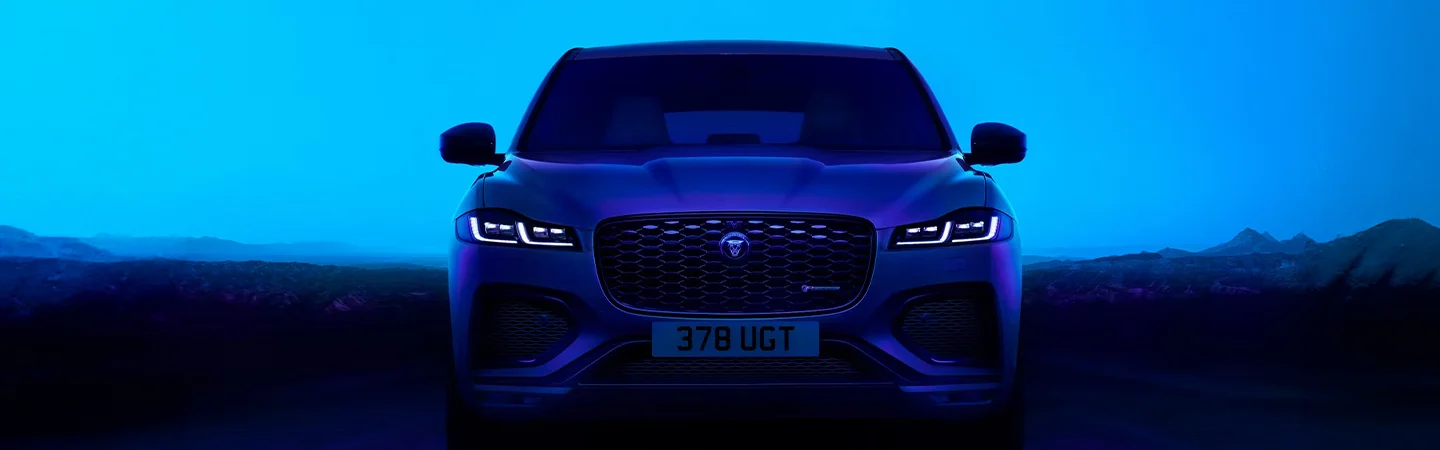 front shot of 2025 Jaguar F-PACE SUV in Ocala, Florida