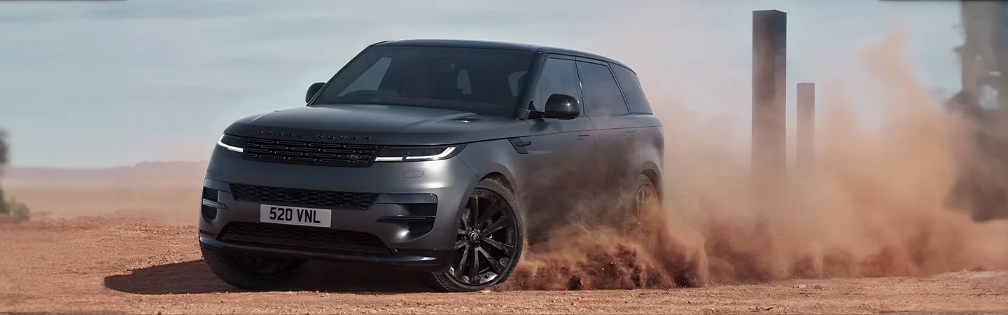 dark gray 2025 Range Rover Sport SV Edition Two offroad