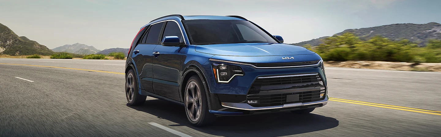2024 Kia Niro Specs front view blue
