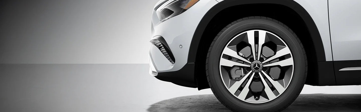 wheel view of a 2025 Mercedes-Benz GLA 250 SUV