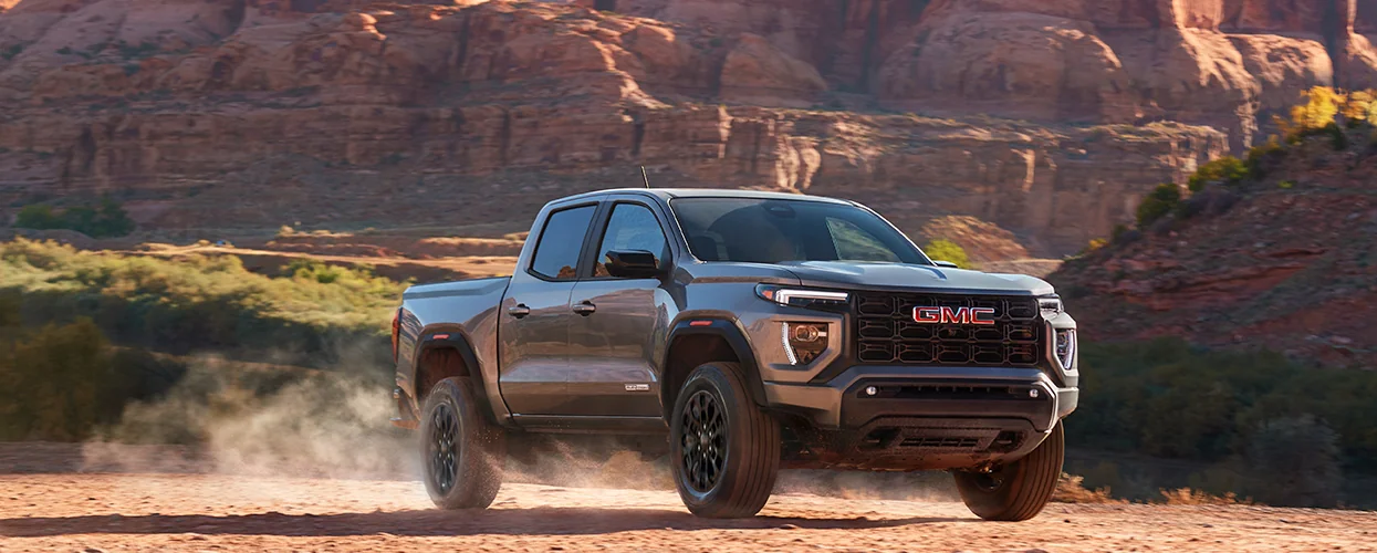 2026 GMC Canyon parked in desert offroad
